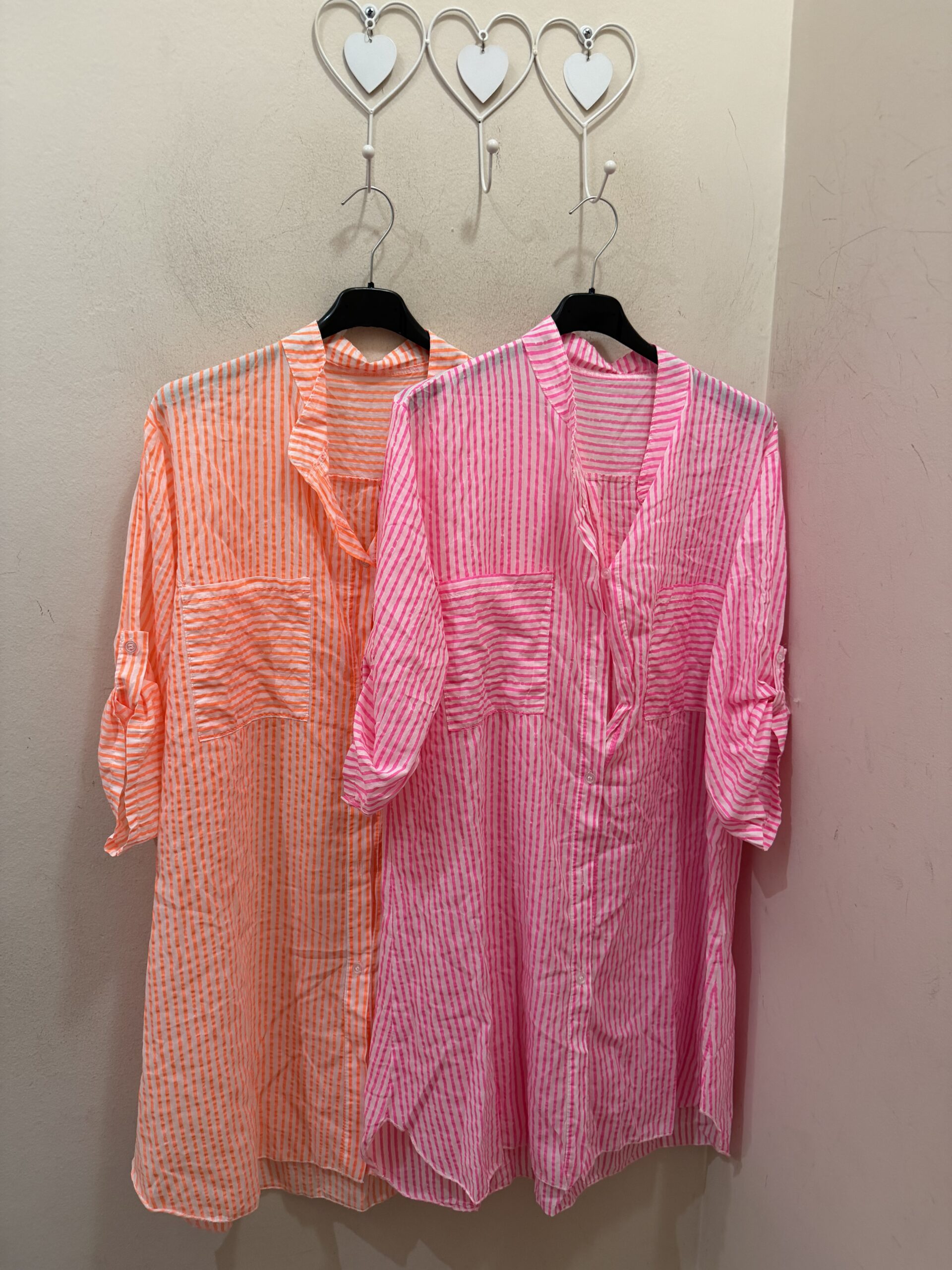Camisola rayas flúor