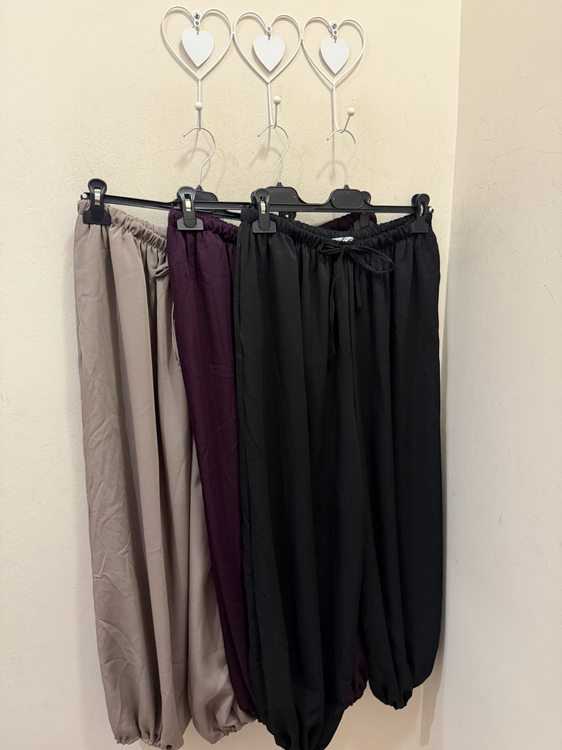 Pantalón bombacho satinado