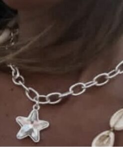 Collar plata estrella