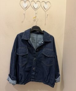 Cazadora tejana oversize
