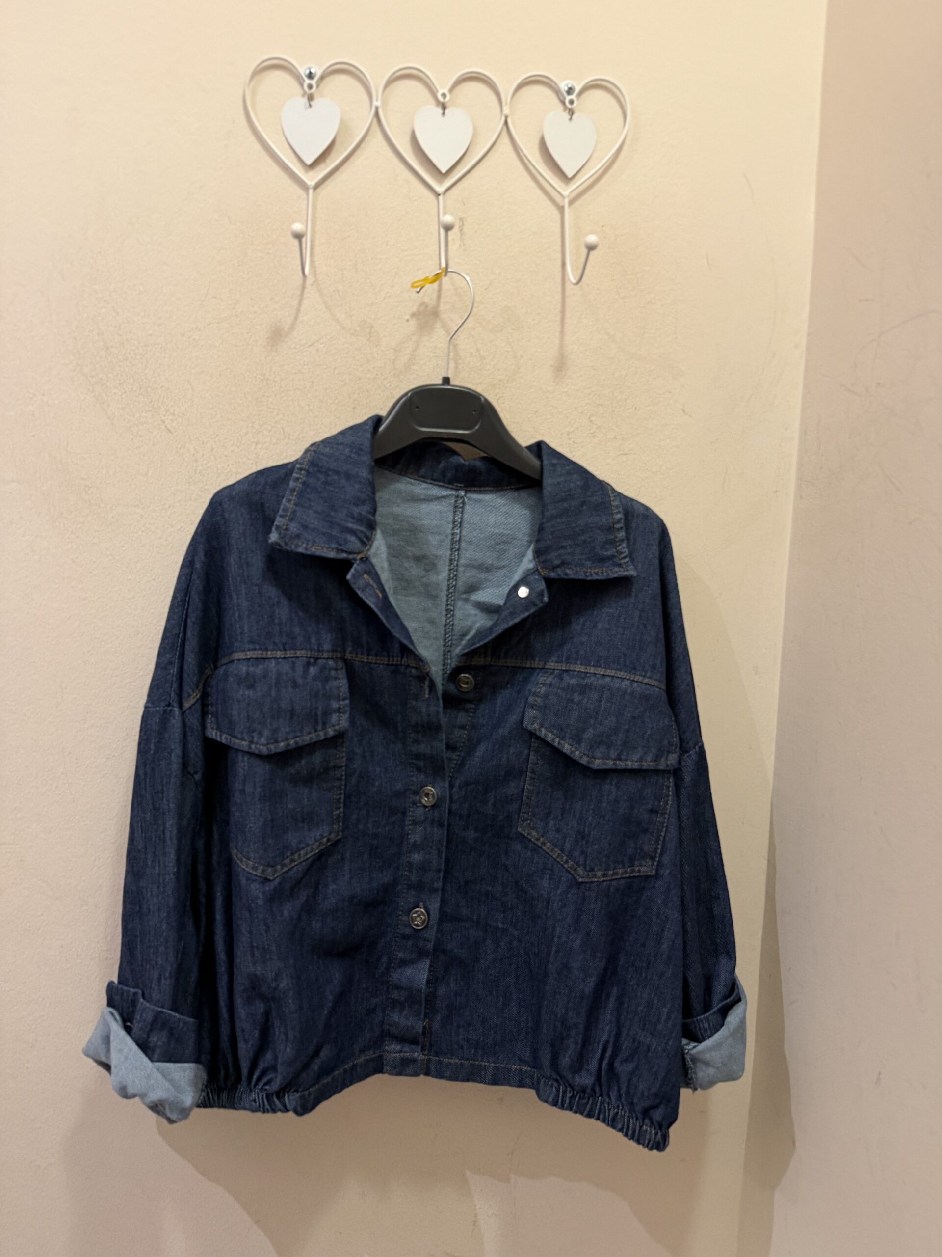 Cazadora tejana oversize