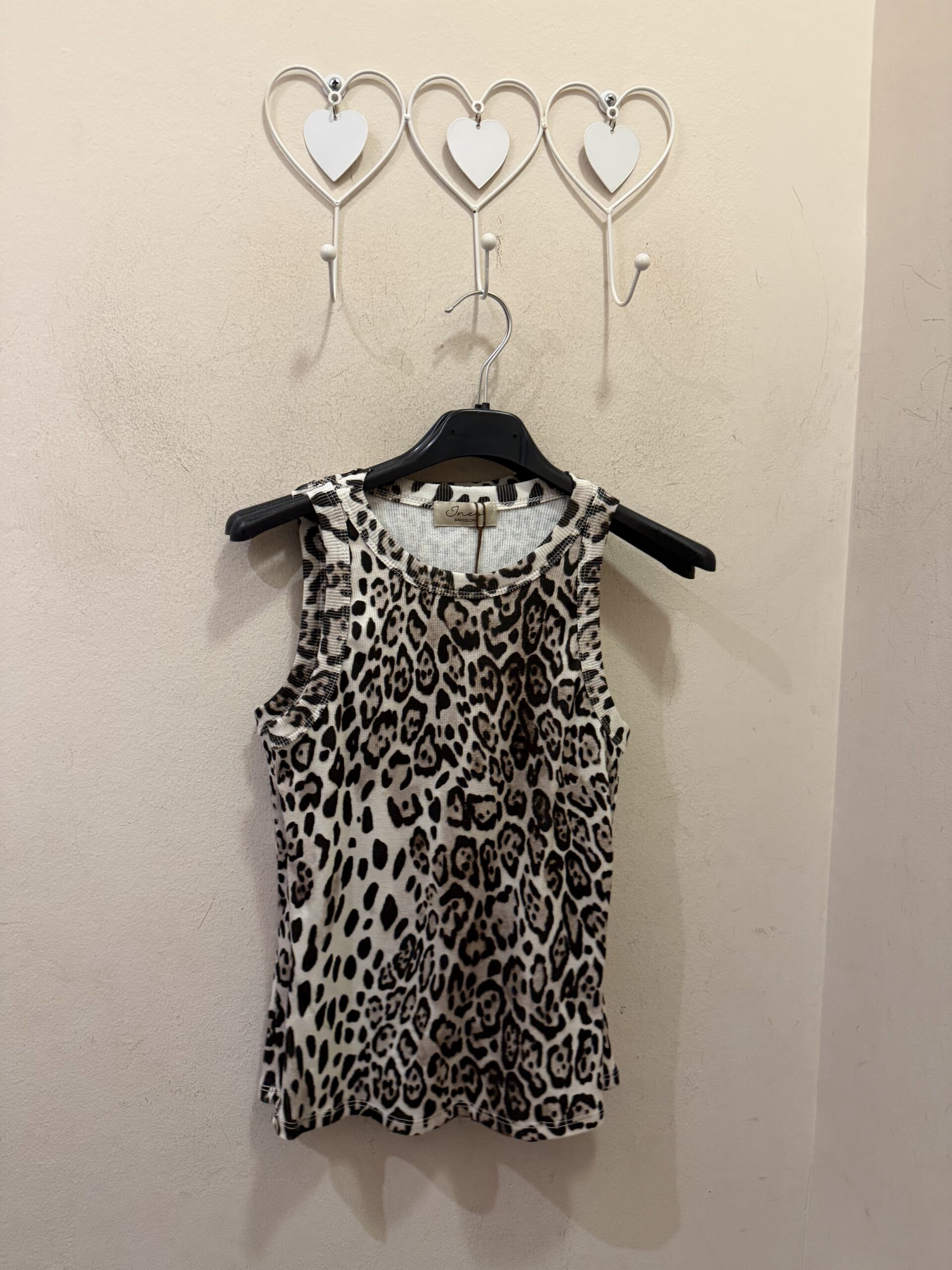 Camiseta canalé animal