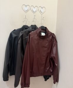 Cazadora Biker cruzada