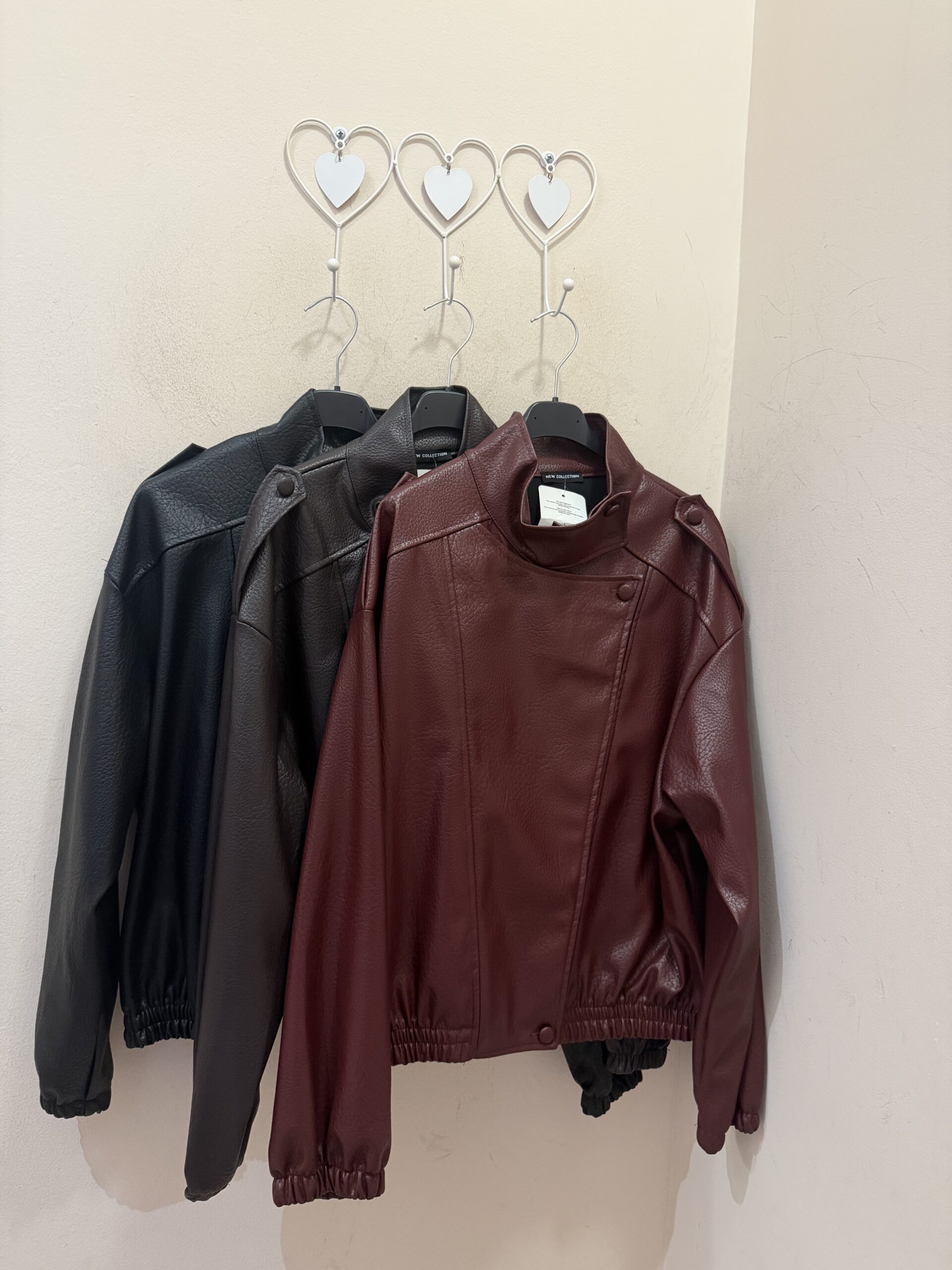Cazadora Biker cruzada