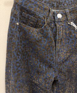 Alternative view of Tejano animal print terciopelo