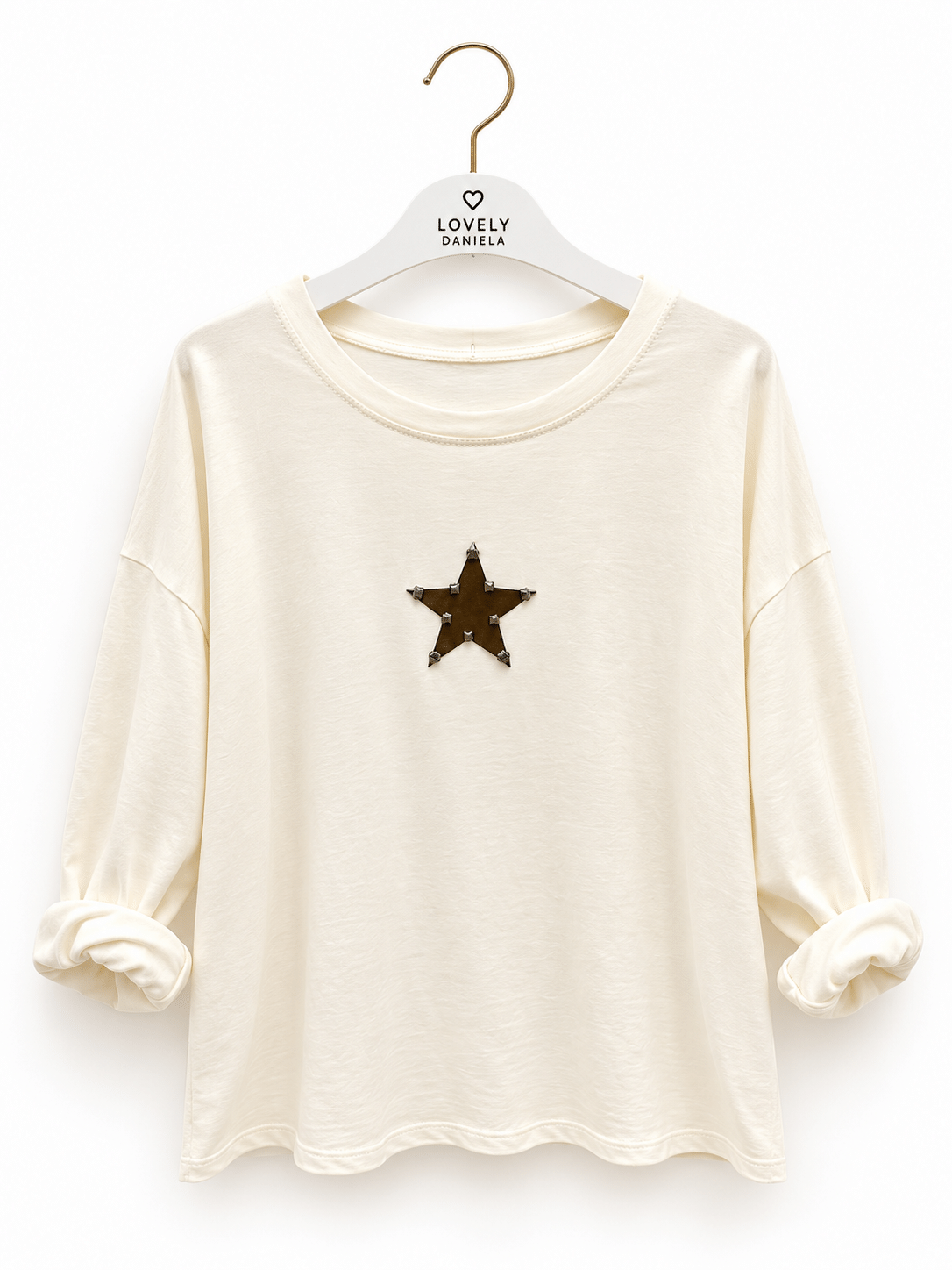 Sudadera fina estrella mujer - Imagen 2