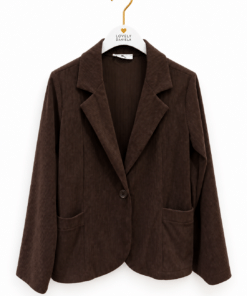 Blazer pana en chocolate