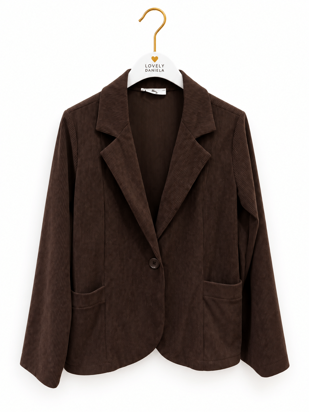 Blazer pana en chocolate