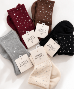 Pack de 2 calcetines brillo