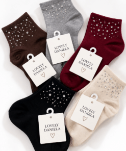 Pack de 2 Calcetines brillo cortos