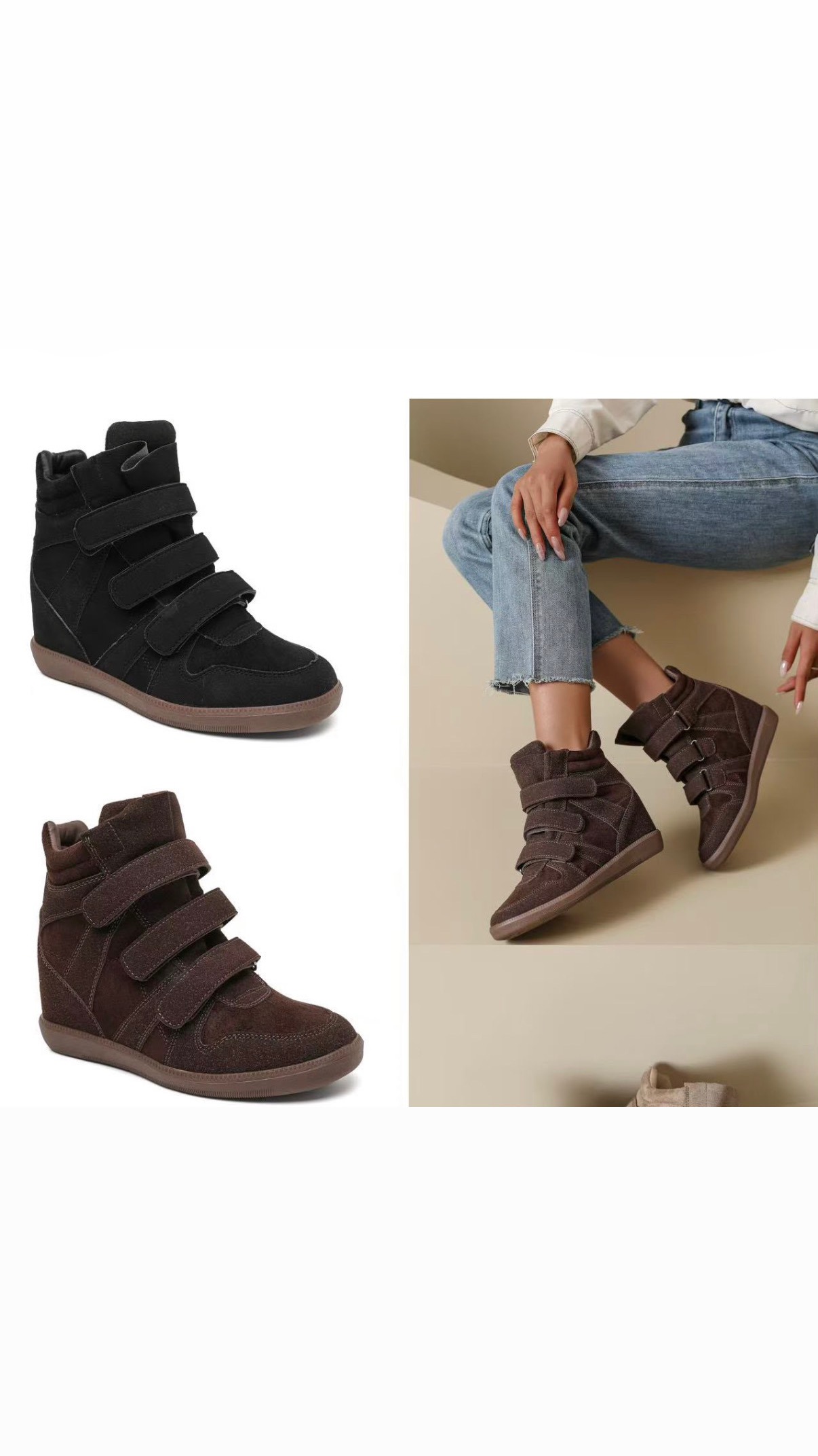 Deportiva bota cuña