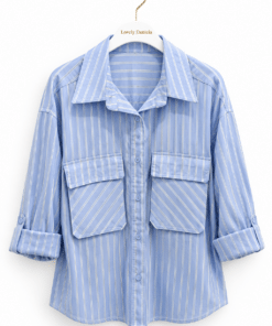 Camisa celeste bolsillo