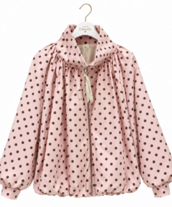 Bomber lunar rosa y chocolate
