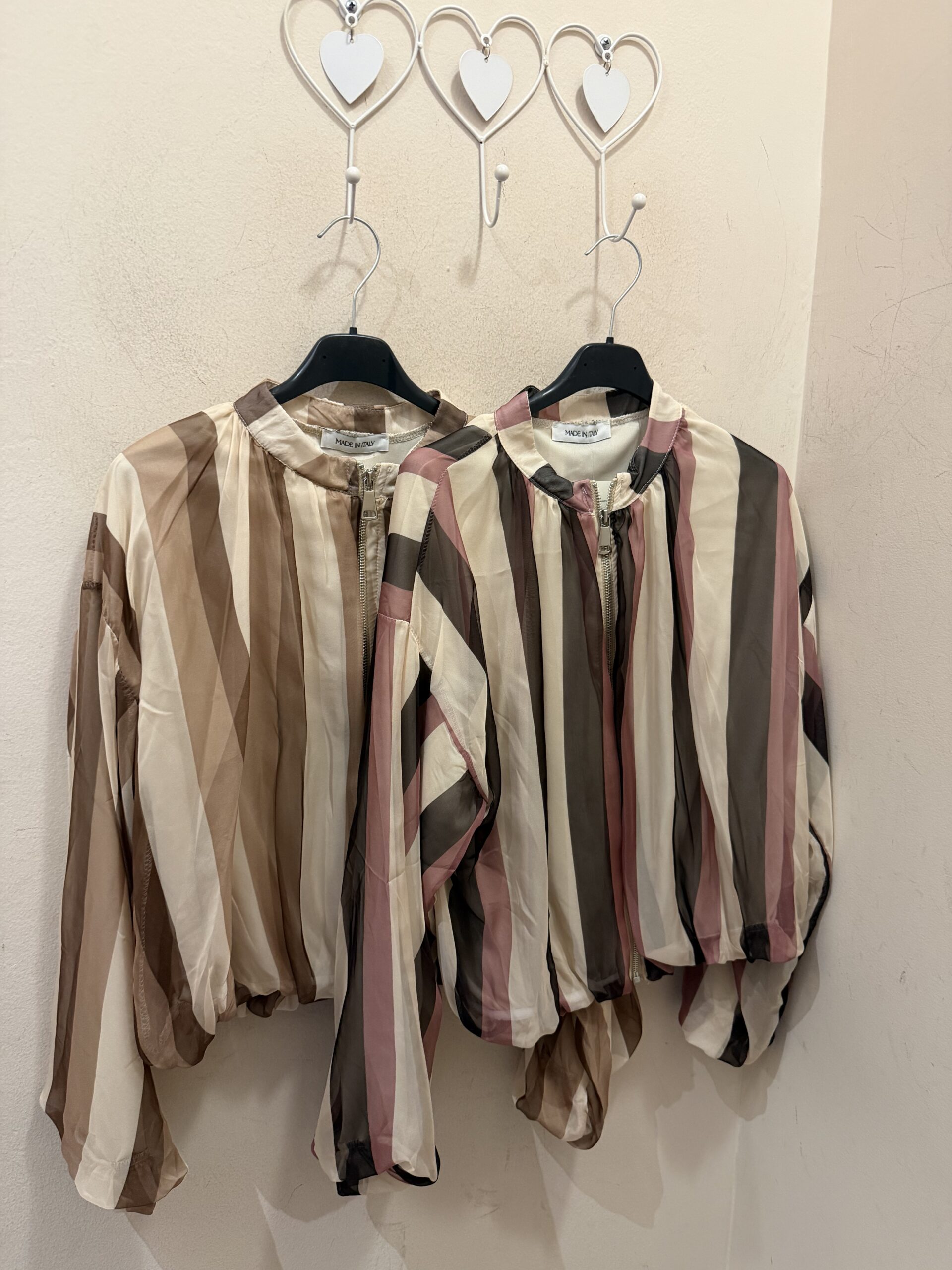 Bomber camisa rayas