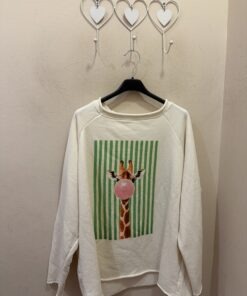 Sudadera jirafa chicle