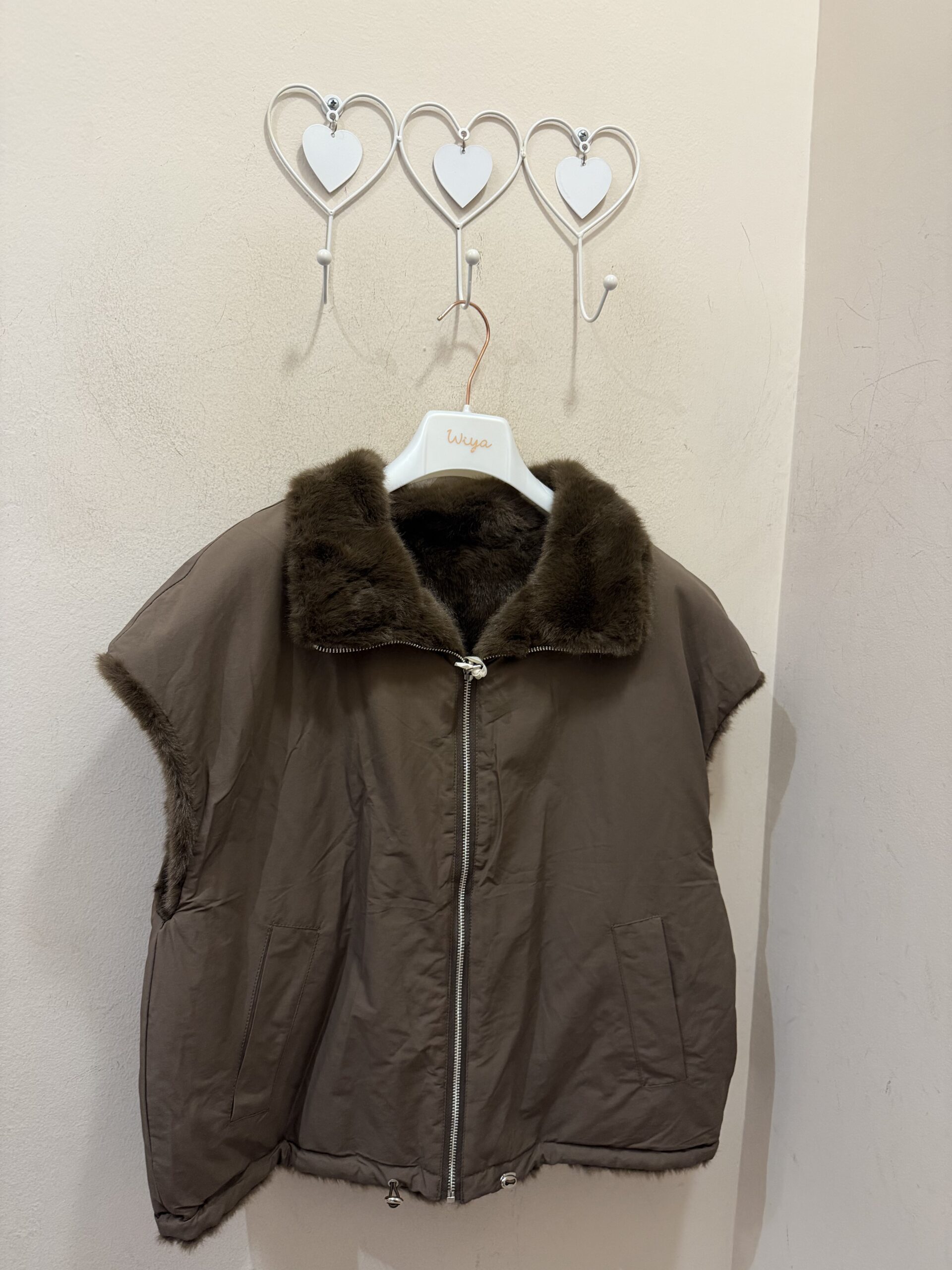 Chaleco Teddy reversible