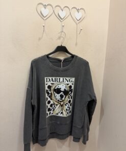 Sudadera gris dálmata