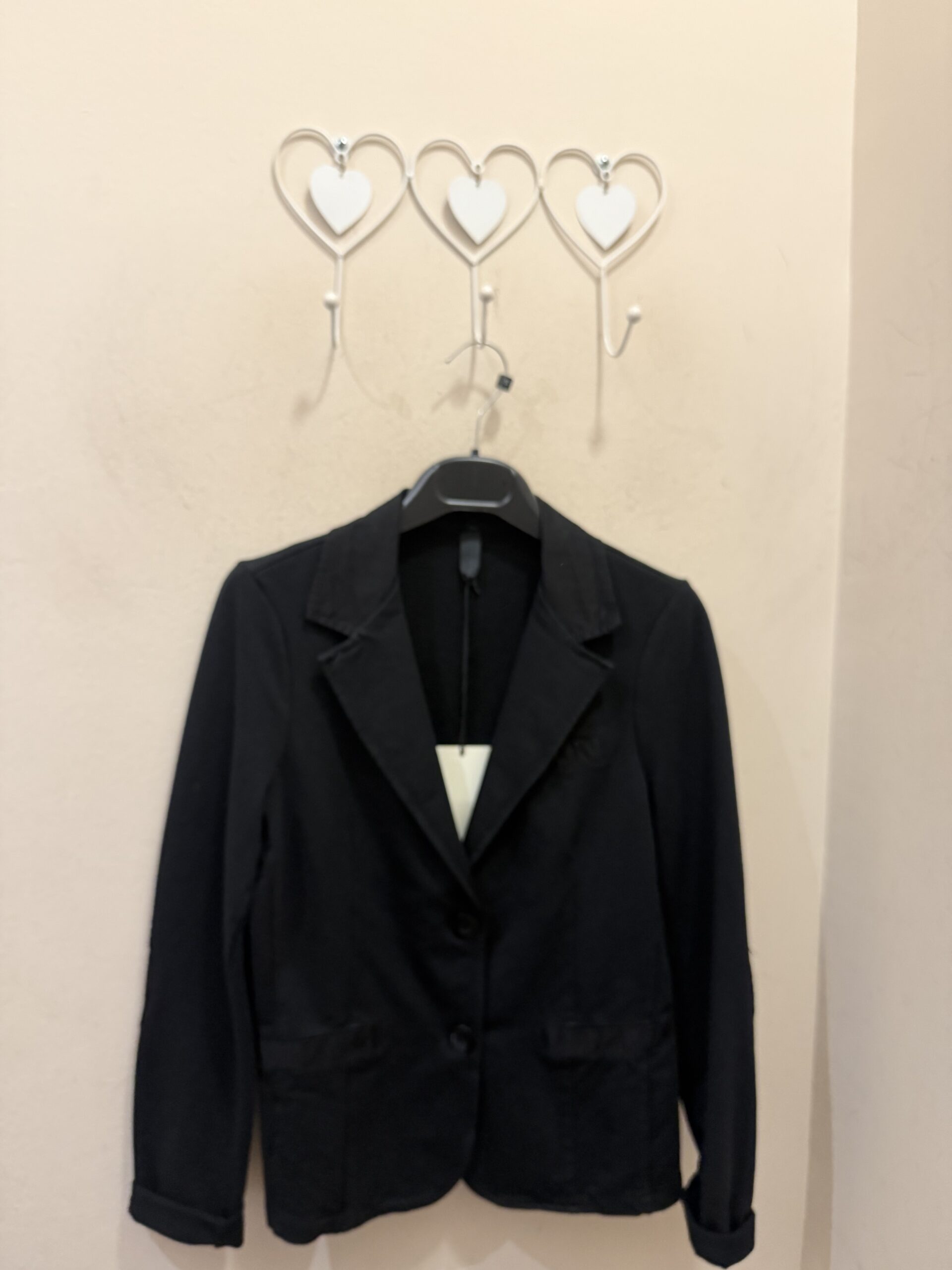 Blazer coderas negra