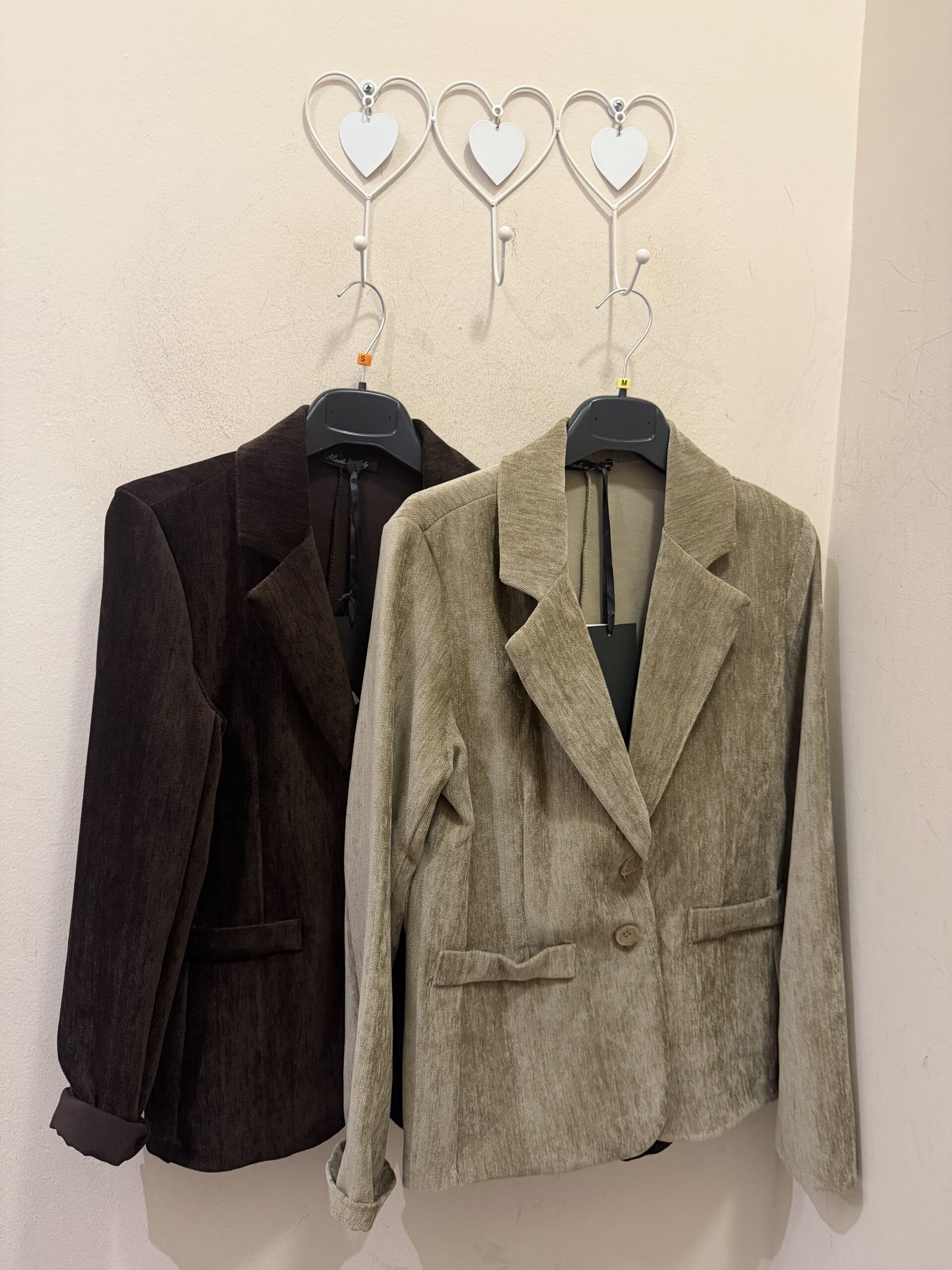 Blazer Bel beige y chocolate