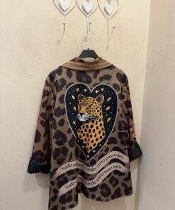 Alternative view of Blazer estampada chocolate