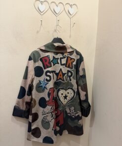 Alternative view of Blazer estampada kaki