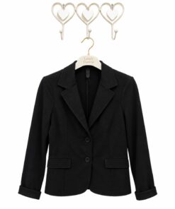 Blazer coderas negra