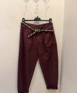 Pantalón buganvilla cinturón animal