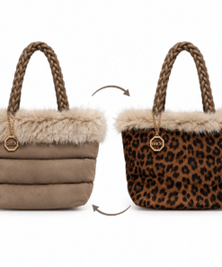 Bolso Teddy animal reversible