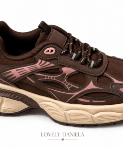 Deportivas rosa y choco