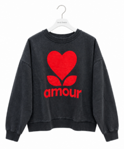 Sudadera gris amor