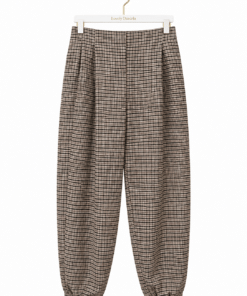 Pantalón bombacho cuadros