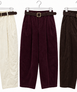 Pantalón pana cinturón