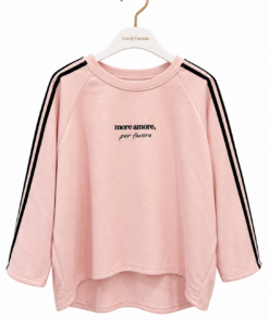 Sudadera raya más amor
