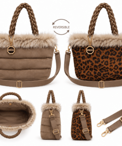 Alternative view of Bolso Teddy animal reversible