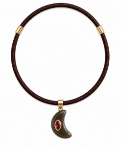 Collar imán Luna kaki