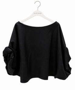 Blusa globo ecopiel