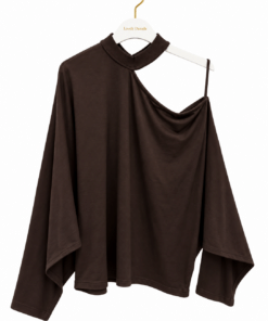 Camiseta sudadera asimétrica