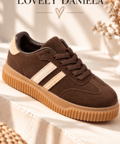 Deportiva doble suela chocolate