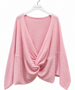 Jersey cruzado rosa